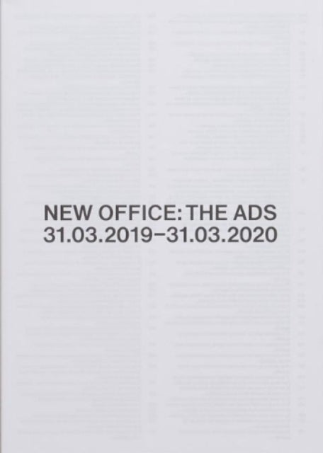 Book cover of: NEW OFFICE: THE ADS