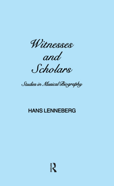 Book cover of: Witnesses and Scholars