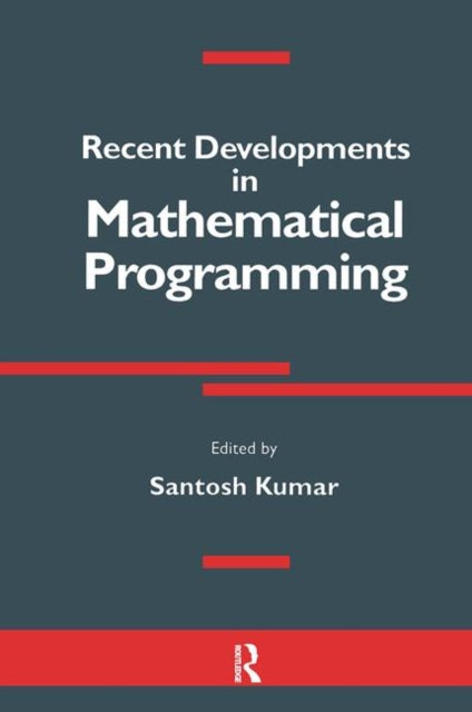 Book cover of: Recent Developments in Mathematical Programming