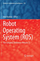 Book cover of: Robot Operating System (ROS). By: Anis Koubaa