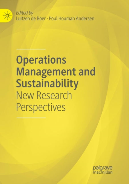 Book cover of: Operations Management and Sustainability. By: Luitzen de Boer
