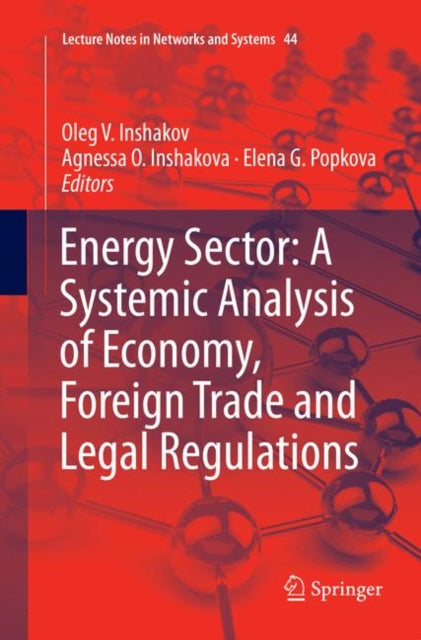 Book cover of: Energy Sector: A Systemic Analysis of Economy, Foreign Trade and Legal Regulations