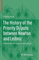 Book cover of: History of the Priority Di?pute between Newton and Leibniz. By: Thomas Sonar