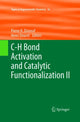 Book cover of: C-H Bond Activation and Catalytic Functionalization II. By: Pierre H. Dixneuf