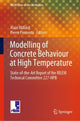 Book cover of: Modelling of Concrete Behaviour at High Temperature. By: Alain Millard