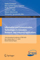 Book cover of: Information and Communication Technologies in Education, Research, and Industrial Applications. By: Vadim Ermolayev