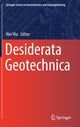 Book cover of: Desiderata Geotechnica. By: Wei Wu