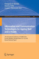 Book cover of: Information and Communication Technologies for Ageing Well and e-Health. By: Panagiotis D. Bamidis