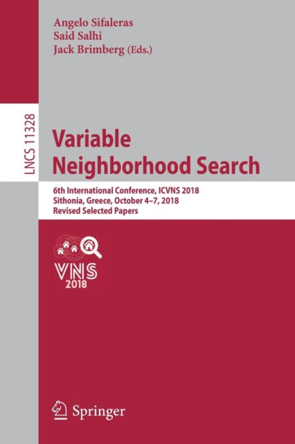 Book cover of: Variable Neighborhood Search. By: Angelo Sifaleras