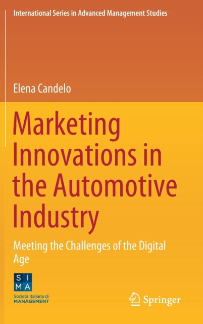 Book cover of: Marketing Innovations in the Automotive Industry. By: Elena Candelo
