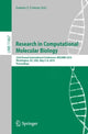 Book cover of: Research in Computational Molecular Biology. By: Lenore J. Cowen