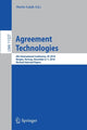 Book cover of: Agreement Technologies. By: Marin Lujak