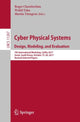 Book cover of: Cyber Physical Systems. Design, Modeling, and Evaluation. By: Roger Chamberlain