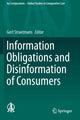Book cover of: Information Obligations and Disinformation of Consumers. By: Gert Straetmans