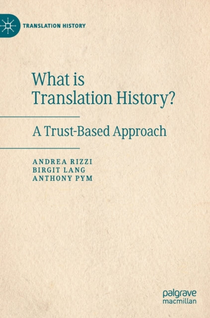 Book cover of: What is Translation History?. By: Andrea Rizzi