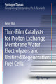 Book cover of: Thin-Film Catalysts for Proton Exchange Membrane Water Electrolyzers and Unitized Regenerative Fuel Cells. By: Peter Kús