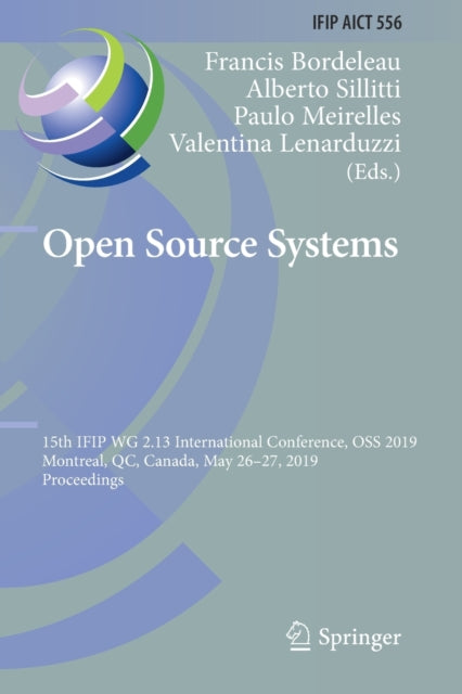 Book cover of: Open Source Systems. By: Francis Bordeleau