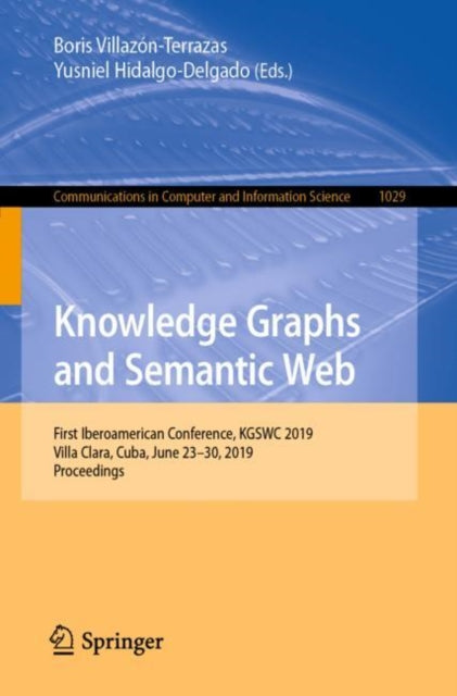 Book cover of: Knowledge Graphs and Semantic Web. By: Boris Villazón-Terrazas