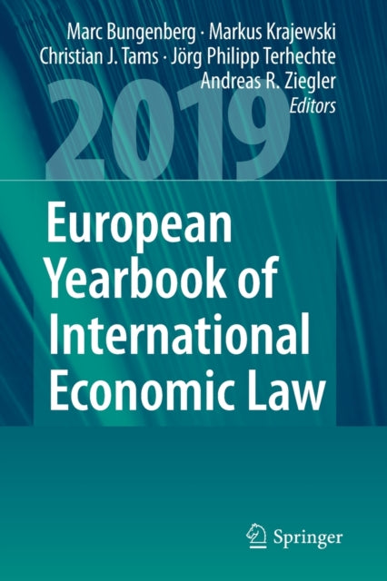 Book cover of: European Yearbook of International Economic Law 2019. By: Marc Bungenberg