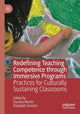 Book cover of: Redefining Teaching Competence through Immersive Programs. By: Daniela Martin