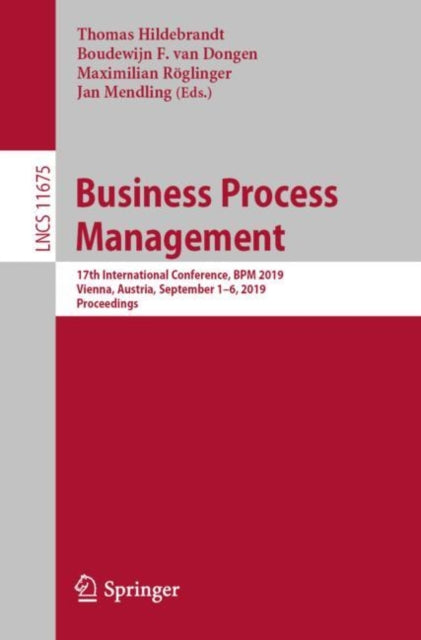 Book cover of: Business Process Management. By: Thomas Hildebrandt