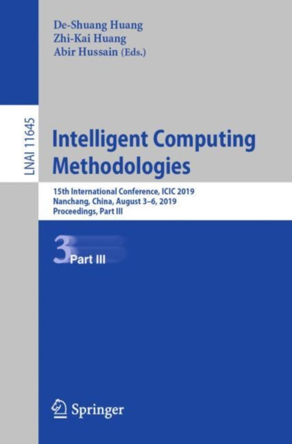 Book cover of: Intelligent Computing Methodologies. By: De-Shuang Huang