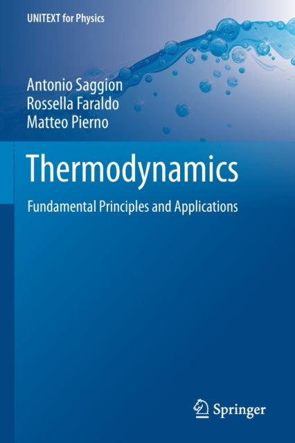 Book cover of: Thermodynamics. By: Antonio Saggion