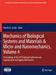 Book cover of: Mechanics of Biological Systems and Materials & Micro-and Nanomechanics, Volume 4. By: Martha E. Grady