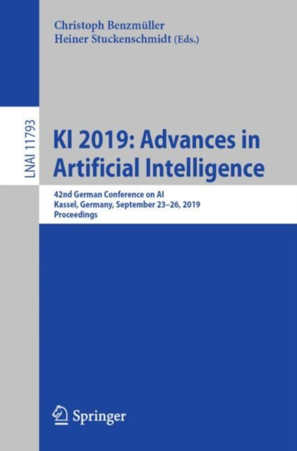 Book cover of: KI 2019: Advances in Artificial Intelligence. By: Christoph Benzmüller