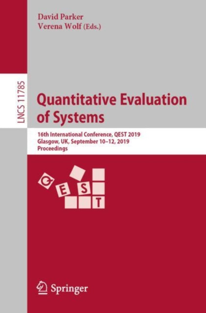 Book cover of: Quantitative Evaluation of Systems. By: David Parker