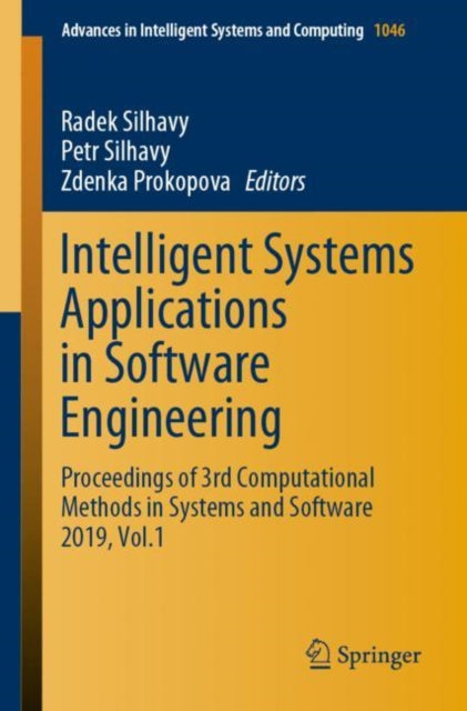 Book cover of: Intelligent Systems Applications in Software Engineering. By: Radek Silhavy