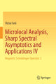 Book cover of: Microlocal Analysis, Sharp Spectral Asymptotics and Applications IV. By: Victor Ivrii