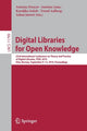 Book cover of: Digital Libraries for Open Knowledge. By: Antoine Doucet