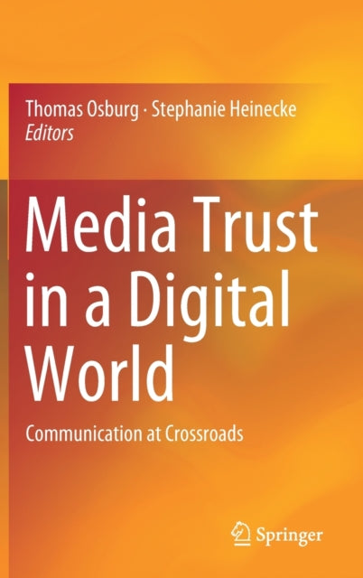 Book cover of: Media Trust in a Digital World. By: Thomas Osburg