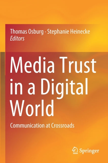 Book cover of: Media Trust in a Digital World. By: Thomas Osburg