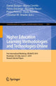 Book cover of: Higher Education Learning Methodologies and Technologies Online. By: Daniel Burgos