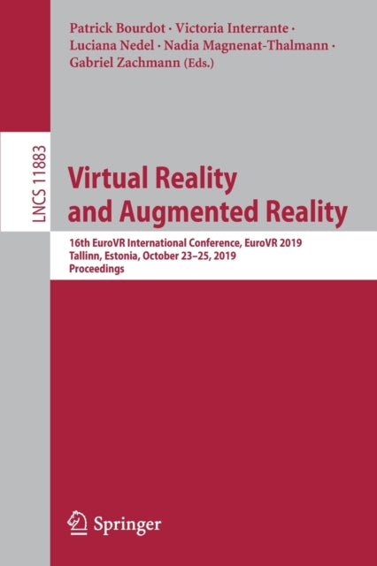 Book cover of: Virtual Reality and Augmented Reality. By: Patrick Bourdot