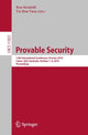 Book cover of: Provable Security. By: Ron Steinfeld