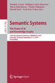 Book cover of: Semantic Systems. The Power of AI and Knowledge Graphs. By: Maribel Acosta