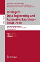 Book cover of: Intelligent Data Engineering and Automated Learning – IDEAL 2019. By: Hujun Yin
