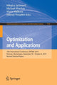 Book cover of: Optimization and Applications. By: Milojica Jaćimović