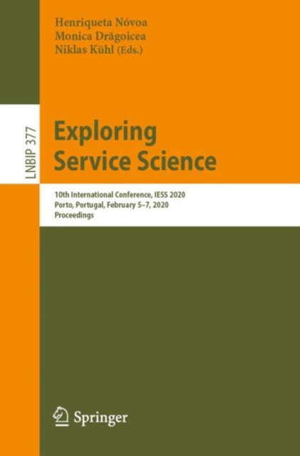Book cover of: Exploring Service Science. By: Henriqueta Nóvoa