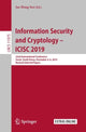 Book cover of: Information Security and Cryptology – ICISC 2019. By: Jae Hong Seo