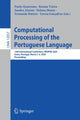 Book cover of: Computational Processing of the Portuguese Language. By: Paulo Quaresma