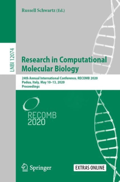 Book cover of: Research in Computational Molecular Biology. By: Russell Schwartz