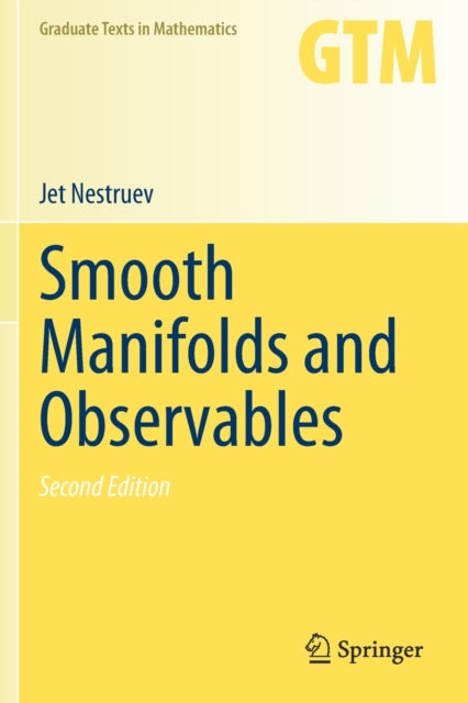 Book cover of: Smooth Manifolds and Observables. By: Jet Nestruev