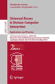 Book cover of: Universal Access in Human-Computer Interaction. Applications and Practice. By: Margherita Antona