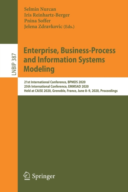 Book cover of: Enterprise, Business-Process and Information Systems Modeling. By: Selmin Nurcan