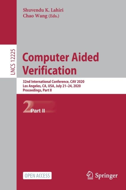 Book cover of: Computer Aided Verification. By: Shuvendu K. Lahiri