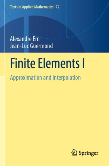 Book cover of: Finite Elements I. By: Alexandre Ern
